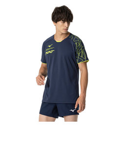 ミズノ（MIZUNO）バレーボールウェア N－XTプラクティスシャツ 半袖Tシャツ V2MAB00214 速乾