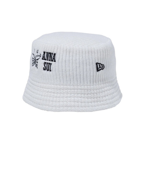 ニューエラ（NEW ERA）ニットバケット Knit Bucket ANNA SUI アナ スイ ホワイト 14124294