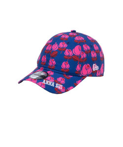 ニューエラ（NEW ERA）キャップ 9TWENTY ANNA SUI アナ スイ オールオーバープリント フラワー ネイビー 14124363