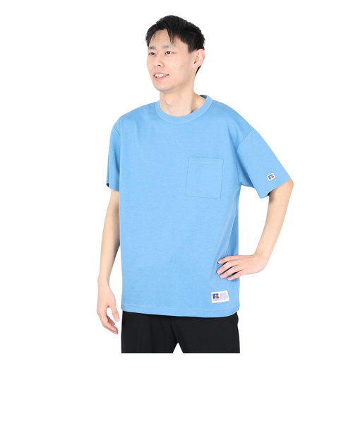 ラッセル（RUSSELL）プレーティング 半袖ワイドTシャツ RBM24S0001 BLU