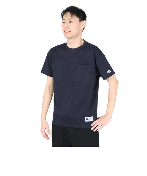 ラッセル（RUSSELL）プレーティング 半袖ワイドTシャツ RBM24S0001 NVY