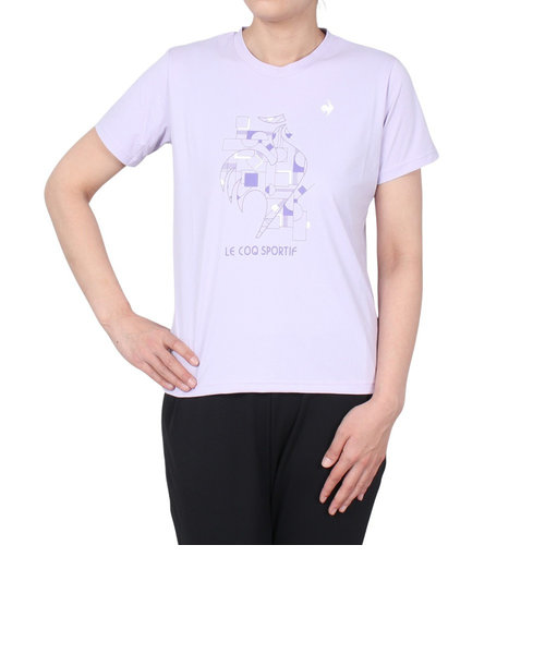 ルコックスポルティフ（lecoqsportif）サンスクリーン 半袖Tシャツ QMWXJA05 PP