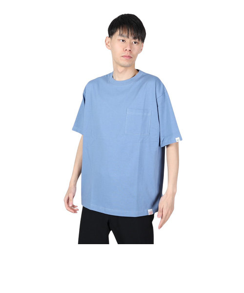 ヤックパック（YAK PAK）無地 ポケット付き 半袖Tシャツ 4510001-63 BLU