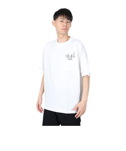 ヤックパック（YAK PAK）ブルックリン デザイン ポケット付き 半袖Tシャツ 4510002-07 WHT