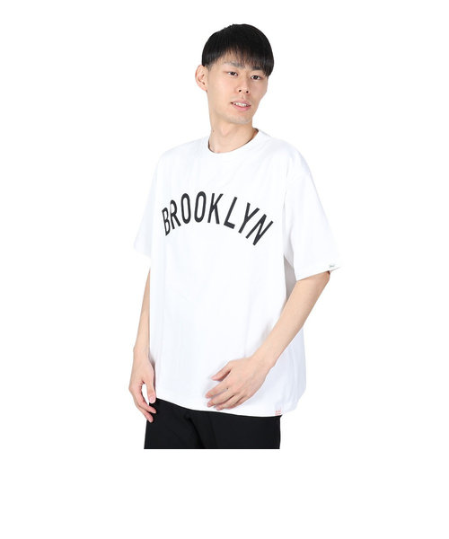 ヤックパック（YAK PAK）ブルックリン ワッペン 半袖Tシャツ 4510004-07 WHT