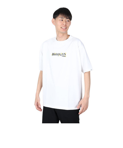 ヤックパック（YAK PAK）フラワーロゴ 半袖Tシャツ 4510006-07 WHT