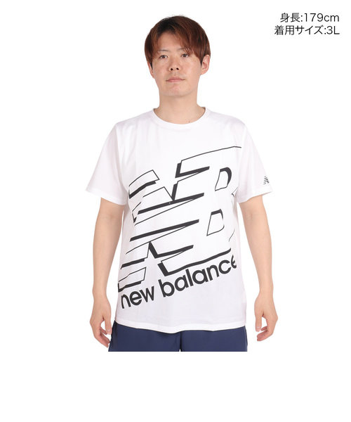 ニューバランス（new balance）ビッグロゴ半袖Tシャツ AMT31078WT | Super Sports XEBIO  &mall店（スーパースポーツゼビオ）の通販 - &mall