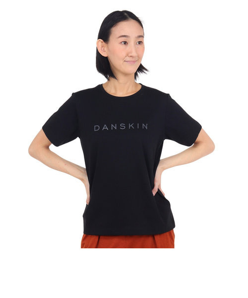 ダンスキン（DANSKIN）プリント半袖Tシャツ DC724107 K