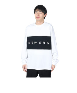 ニューエラ（NEW ERA）オーバーサイズド パフォーマンス 長袖Tシャツ パネルロゴ 14121996