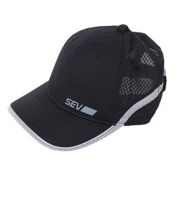 セブ（SEV）RUN オールメッシュキャップ BLK 24SGCPKH004BLK