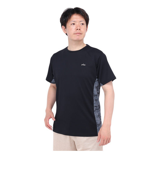プリンス（PRINCE）テニスウェア ゲームシャツ MS4016 165 BLK