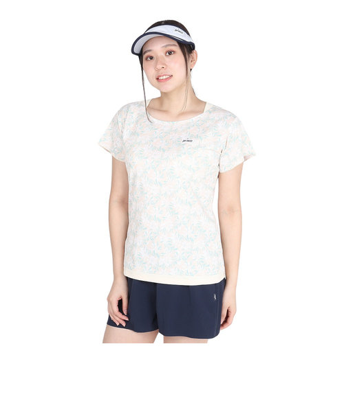 プリンス（PRINCE）テニスウェア ゲームシャツ WS4067 069 CRM