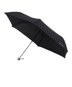 チャンピオン（CHAMPION）雨傘 折りたたみ傘 ストライプ 耐風 58cm CHM70MN58 BK 黒