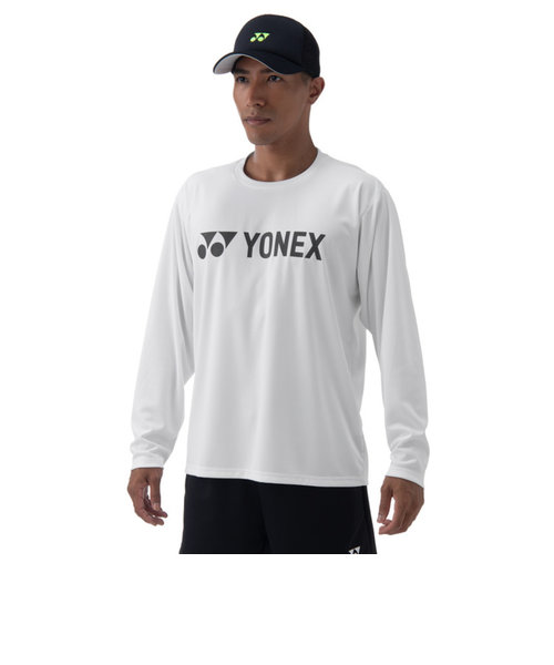 ヨネックス（YONEX）テニスウェア ユニ長袖Tシャツ 16802-011 速乾 UVカット