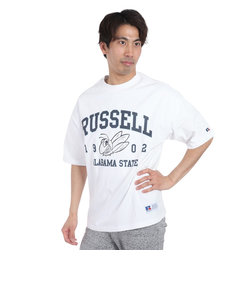 ラッセル（RUSSELL）16/-OEカレッジ 半袖Tシャツ RBM24S0006 WHT
