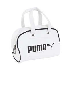 プーマ（PUMA）SUPER PUMA MINI グリップ 小型ボストンバッグ 白 09098901