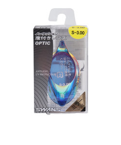 スワンズ（SWANS）水泳 ゴーグル 度付きレンズミラーノンクッション SRCL-7M S-3.00 NASHD