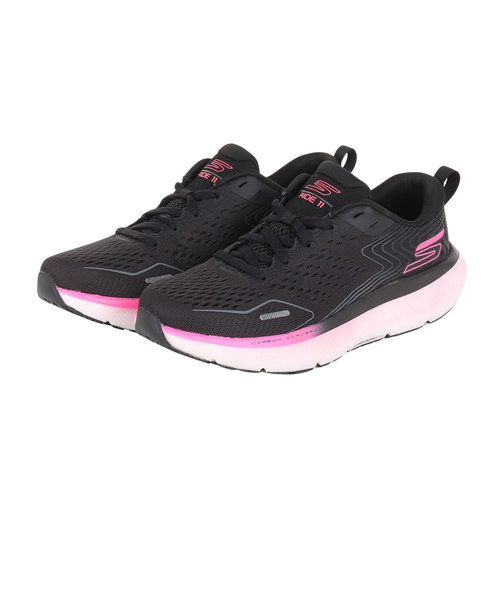 スケッチャーズ（SKECHERS）ランニングシューズ ジョギングシューズ GO RUN RIDE 11 172079-BKPK