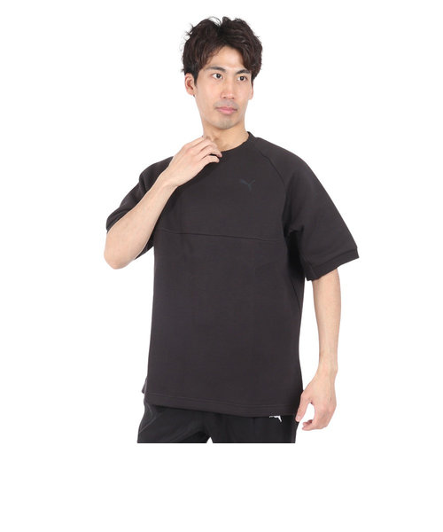 プーマ（PUMA）プーマ テック スウェット Tシャツ 半袖 DK 681840 01 BLK