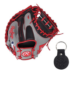 ローリングス（Rawlings）軟式用グラブ 捕手用 野球グローブ 一般 MLBカラーシンク GR4HM2AC-B/GRY