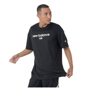 ニューバランス（new balance）バスケットボールウェア コートグラフィック ディンプルメッシュ 半袖Tシャツ AMT45070BK 速乾 |  Super Sports XEBIO u0026mall店（スーパースポーツゼビオ）の通販 - u0026mall