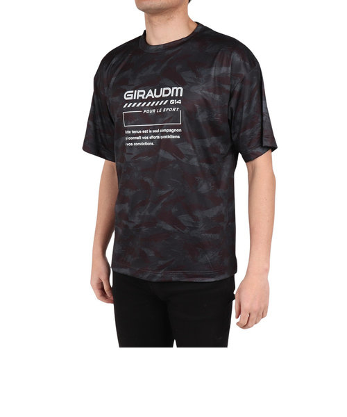 ドライプラスクール SHINE BLOCK メッシュ半袖Tシャツ CT4S0016-TR863-GRSD BLK