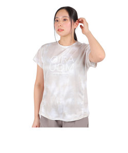ドライプラスクール SHINE BLOCK メッシュ半袖Tシャツ CT4S0050-TR864-GRSD BEG