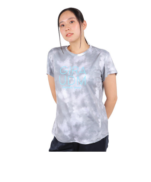 ドライプラスクール SHINE BLOCK メッシュ半袖Tシャツ CT4S0050-TR864-GRSD BLK