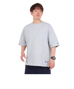 ラッセル（RUSSELL）ProCotton 半袖ポケットTシャツ RBM24S0004 MGRY