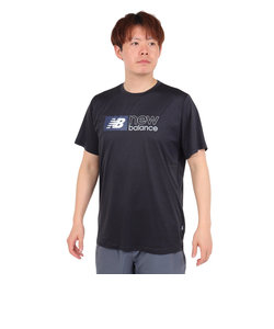ニューバランス（new balance）パフォーマンスグラフィック 半袖Tシャツ AMT41000BK