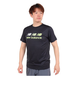 ニューバランス（new balance）パフォーマンスグラフィック 半袖Tシャツ AMT41001BK