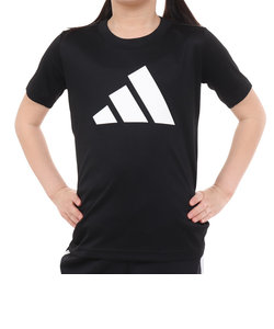 アディダス（adidas）キッズ トレイン エッセンシャルズ AEROREADY ロゴ レギュラーフィット 半袖Tシャツ ECL93-IC5659