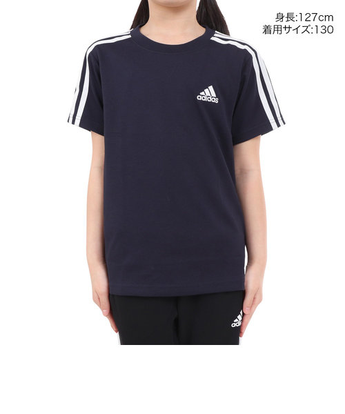 アディダス（adidas）キッズ エッセンシャルズ プラス レギュラーフィット スリーストライプス 半袖Tシャツ KWF30-JE1697  Super Sports XEBIO &mall店（スーパースポーツゼビオ）の通販 &mall