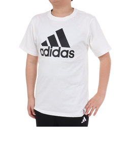 アディダス（adidas）キッズ エッセンシャルズ プラス ビッグロゴ 半袖Tシャツ KWF38-JE1743