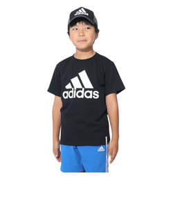 アディダス（adidas）キッズ エッセンシャルズ プラス ビッグロゴ 半袖Tシャツ KWF38-JE1744