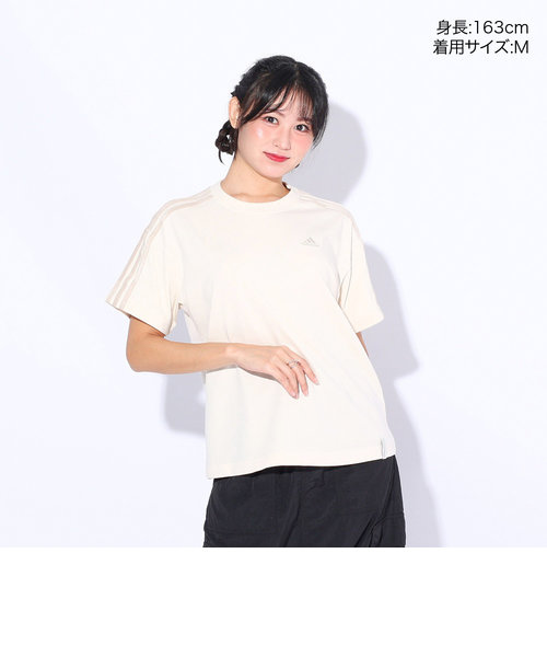 アディダス（adidas）エッセンシャルズ プラス スリーストライプス 半袖Tシャツ KVF79-JF1397 Super Sports  XEBIO &mall店（スーパースポーツゼビオ）の通販 &mall