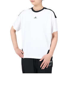 アディダス（adidas）シーズナル スポーツウェア ルーズフィット カラーブロック 半袖Tシャツ JSY14-IM8727
