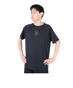 アンダーアーマー（UNDER ARMOUR）バスケットボールウェア テック ロングショット ノベルティ 半袖Tシャツ 1385490 001 速乾