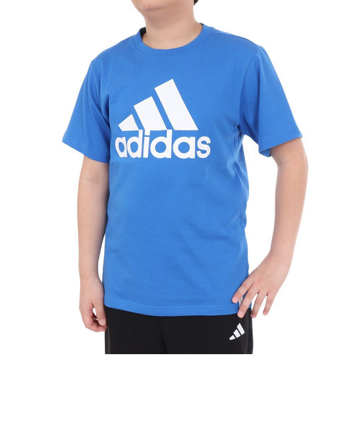 アディダス（adidas）キッズ エッセンシャルズ プラス ビッグロゴ 半袖Tシャツ KWF38-JE1747