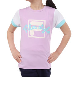 フィラ（FILA）ガールズ 半袖Tシャツ 114701 LAV