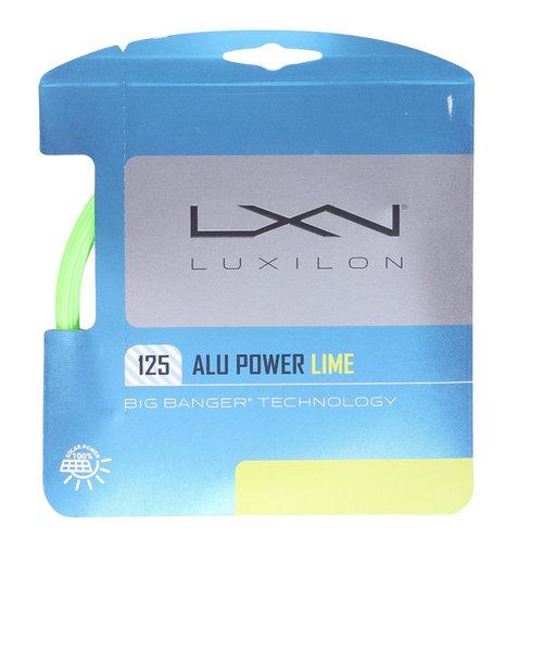 ルキシロン（LUXILON）硬式テニス ストリング アルパワー ライム 