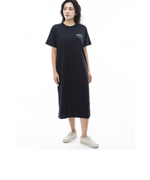 ビラボン（BILLABONG）ロゴTシャツ ワンピース BE01C350 BLK