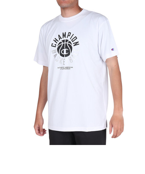 チャンピオン（CHAMPION）バスケットボールウェア ショートスリーブTシャツ C3-ZB313 010 速乾