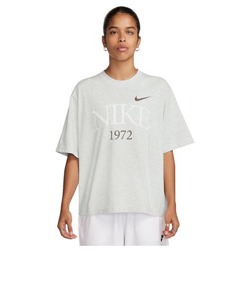 ナイキ（NIKE）Tシャツ 半袖 スポーツウェア クラシック グレー ボックスシルエット ドロップショルダーFQ6601-051