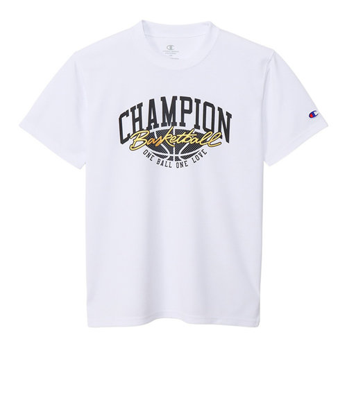 チャンピオン（CHAMPION）バスケットボールウェア ジュニア ミニ ショートスリーブTシャツ 24SS CK-ZB322 010 速乾