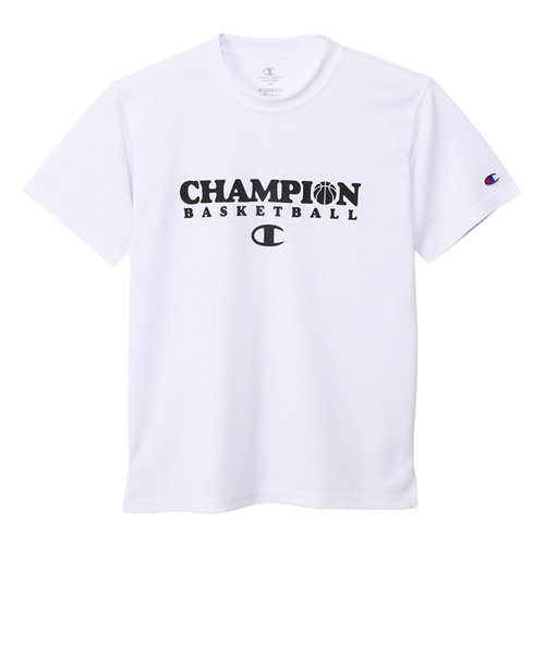 チャンピオン（CHAMPION）バスケットボールウェア ジュニア ミニ ショートスリーブTシャツ 24SS CK-ZB321 010 速乾