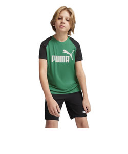 プーマ（PUMA）ボーイズ ポリ 半袖Tシャツ & ショーツセット 849634 86 GRN