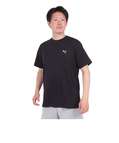 プーマ（PUMA）ESS+ MX キャット ロゴ リラックス 半袖 Tシャツ 680696 01 BLK