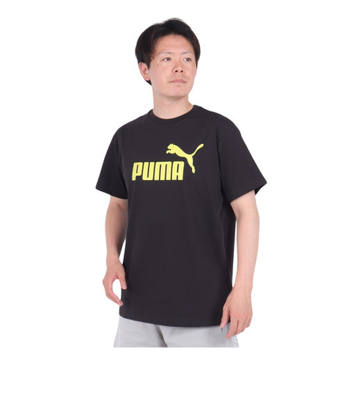 プーマ（PUMA）ESS+ MX NO1 ロゴ リラックス 半袖 Tシャツ 680695 01 BLK