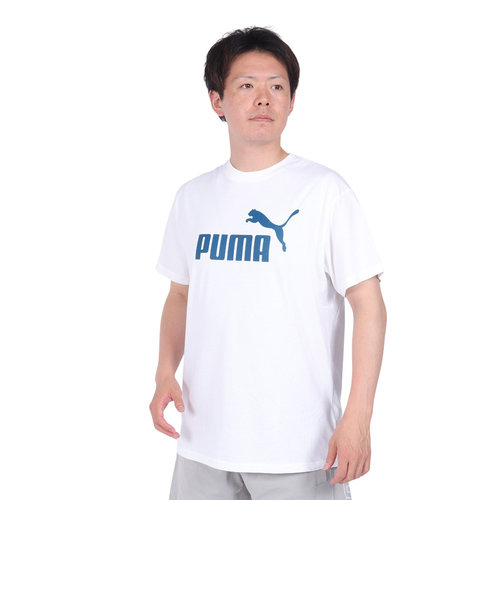 プーマ（PUMA）ESS+ MX NO1 ロゴ リラックス 半袖 Tシャツ 680695 02 WHT